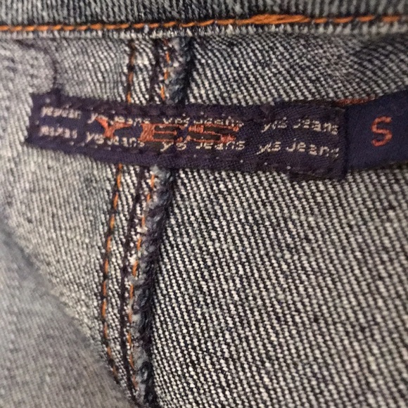 Yes denim jean jacket with embellishments - Picture 5 of 8
